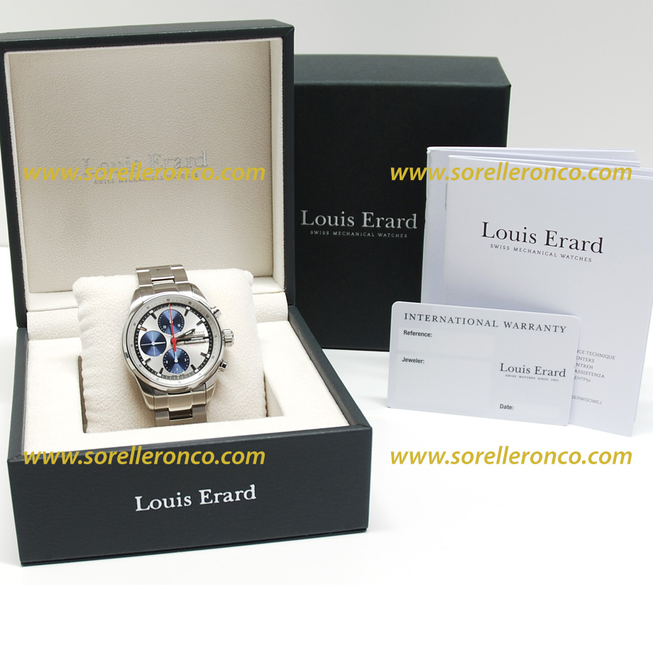 Louis Erard Heritage Chronograph Automatic Mens Watch 78102aa04.bma22 In  Mop / Mother Of Pearl