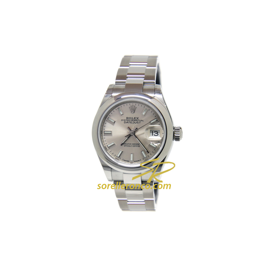 Datejust Silver Indici Bianchi 28mm - Nuovo