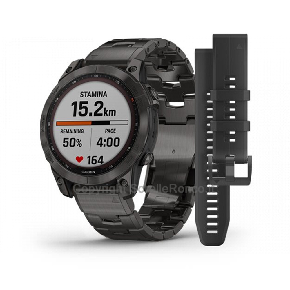 Smartwatch Fenix 7 47mm Titanium Carbon Grey
