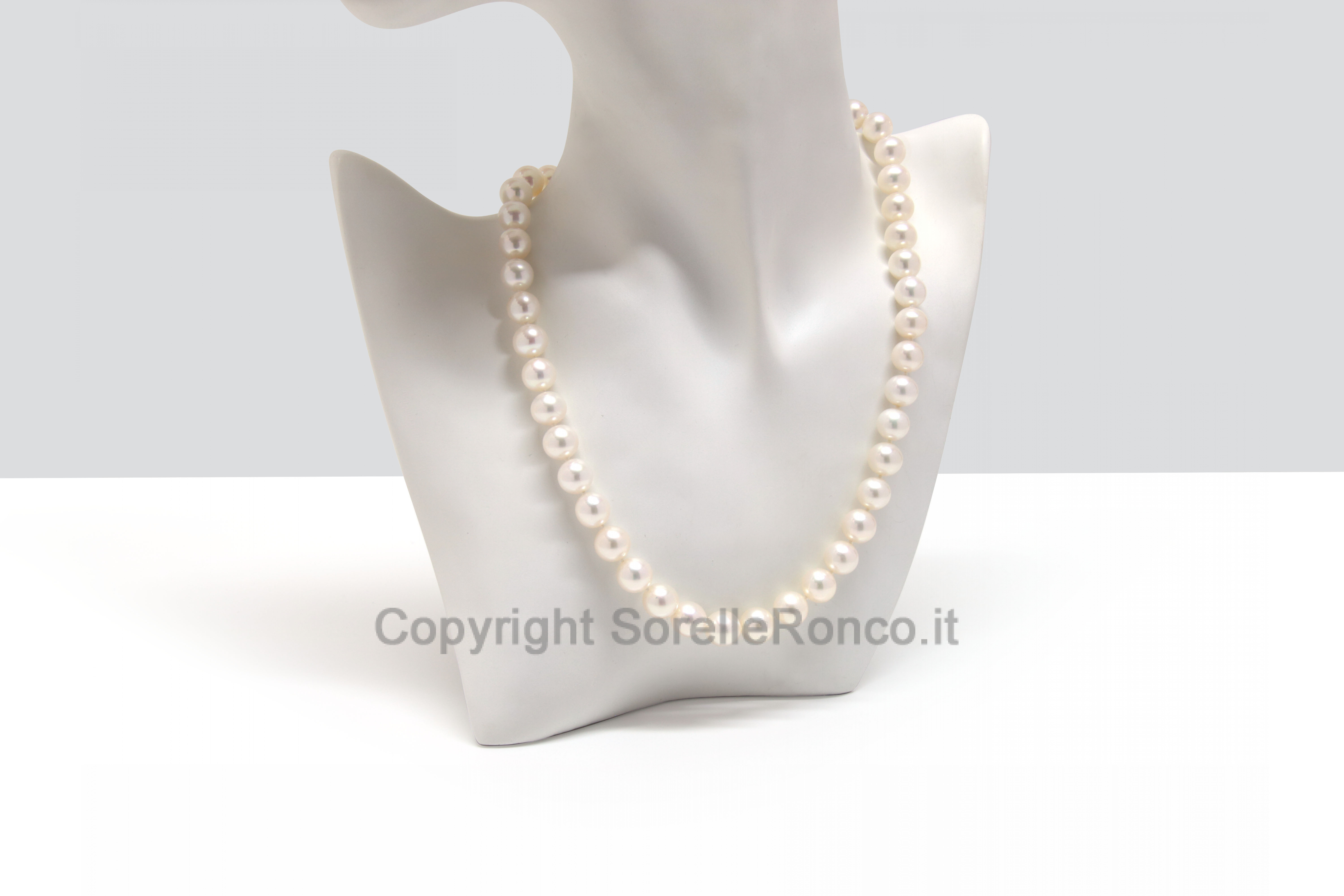 Heli Perle di Perle d'Acqua Dolce Naturali al 100% per Gioielli Che Fanno Perle Bianche Rotonde Perline 6-7mm Collana di bracciali Fai da Te 