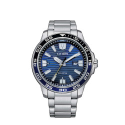 AW1525-81L - Citizen Of Collection Marine Blu 45mm Acciaio
