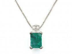 CF01508 - Collana con Smeraldo e Diamanti
