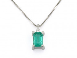 CF01511 - Collana con Smeraldo e Diamanti