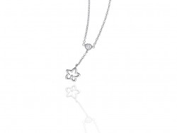 CF01957 - Collana con Pendente Stella e Diamanti
