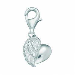 ERC-HEARTWING - Charm Engelsrufer Ala Cuore Argento