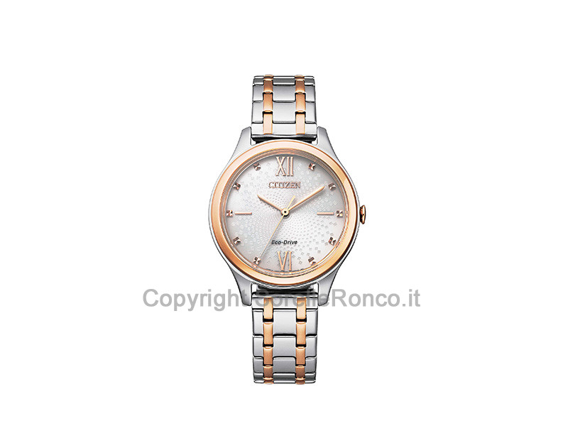 CITIZEN LADY OF COLLECTION BIANCO 32MM ORO ROSA