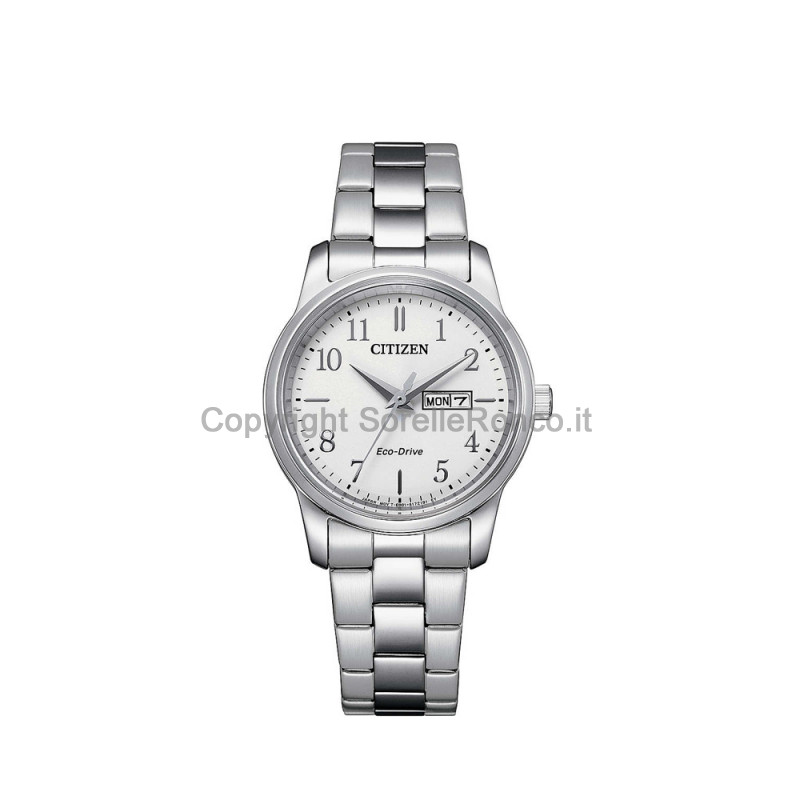 CITIZEN LADY ARGENTO 30MM ACCIAIO DAY DATE