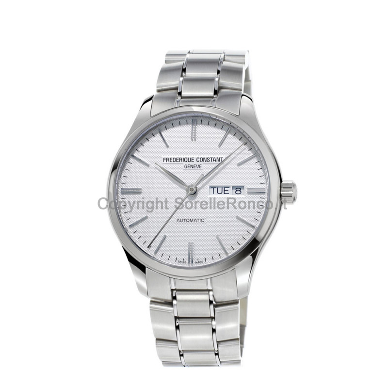FREDERIQUE CONSTANT AUTOMATIC DAY DATE SILVER