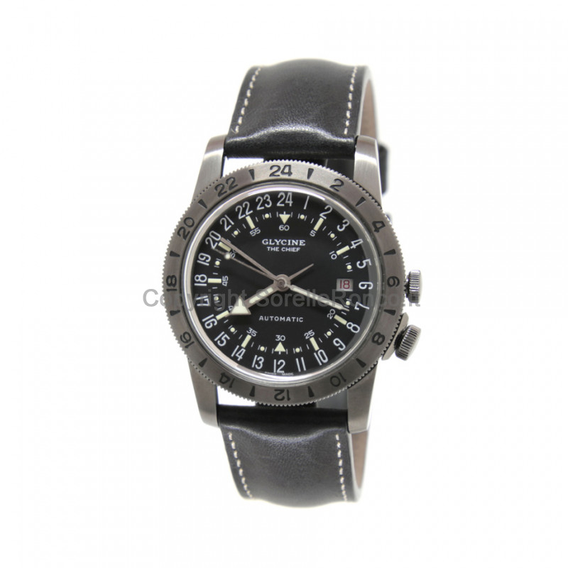 GLYCINE AIRMAN THE CHIEF BRUNITO 40MM LIMITED ED.
