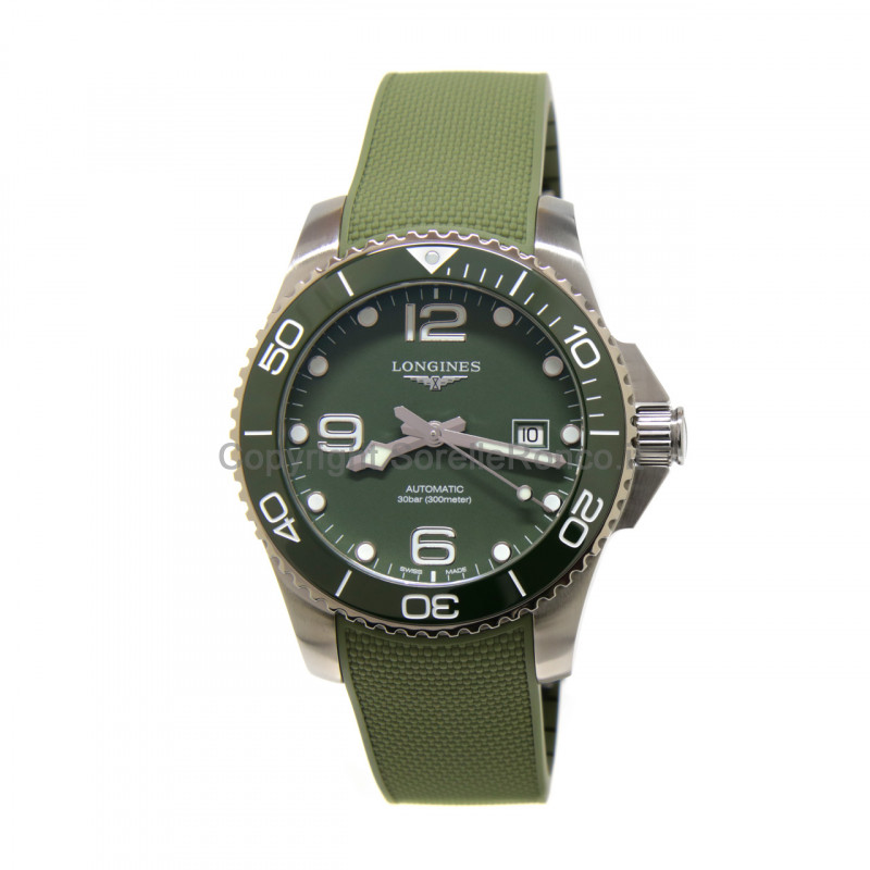 LONGINES HYDROCONQUEST VERDE 43MM GOMMA
