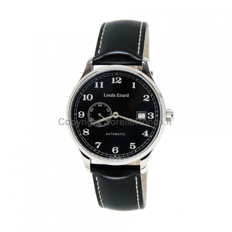 Louis Erard Automatic Watch 1931 Small Seconds Limited Edition Black  66226AA22 