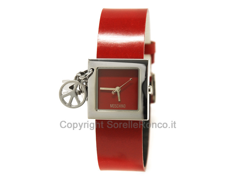 MOSCHINO TIME FOR PEACE 2,5X2,5 ROSSO