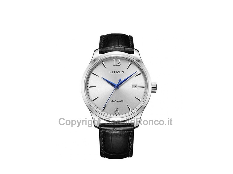 CITIZEN OF COLLECTION BIANCO 40MM PELLE NERA