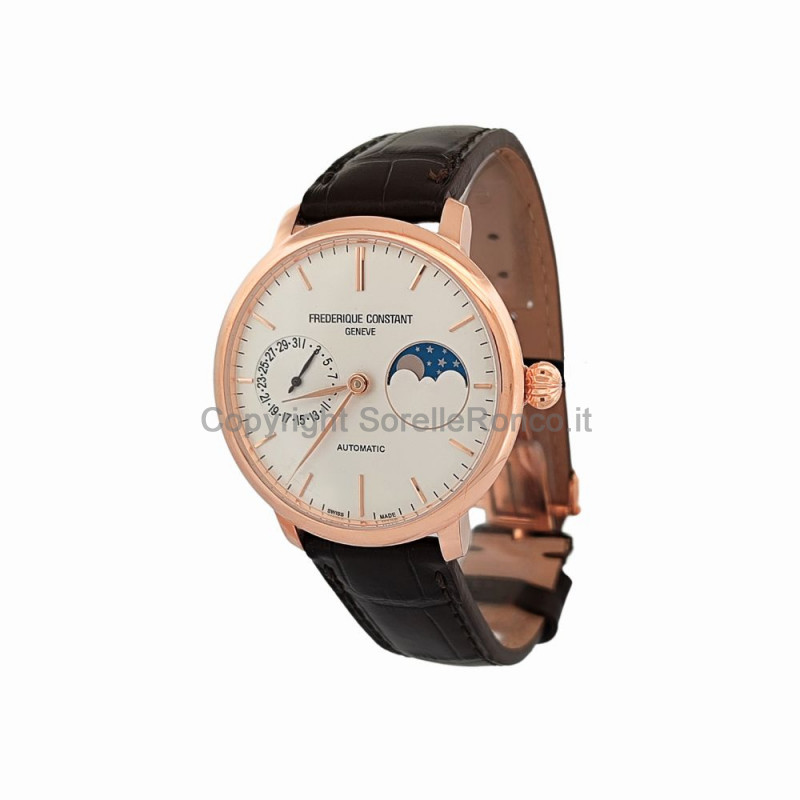 FREDERIQUE CONSTANT MOONPHASE MANUFACTURE 39MM PLACCATO ORO ROSA