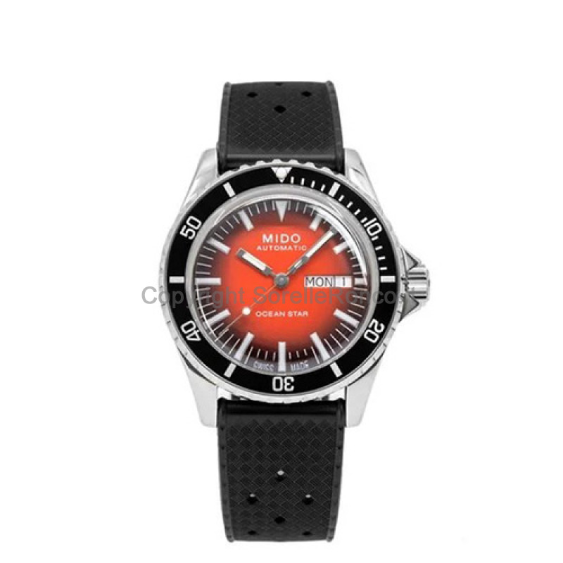 MIDO OCEANS DAY DATE ROSSO GRADIENT 40MM