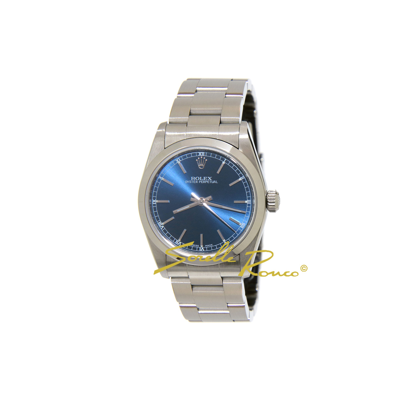 Oyster Perpetual 28mm Oyster Blu Indici - Come Nuovo